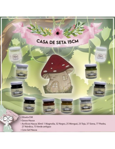 KIT CASA DE SETA 15CM