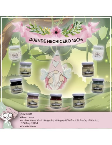 KIT DUENDE HECHICERO 15CM