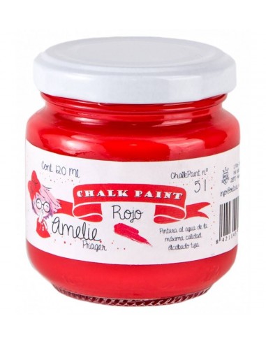 Amelie Chalk Paint 51 Rojo 120ml