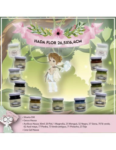 KIT HADA FLOR 26,5x16,4CM