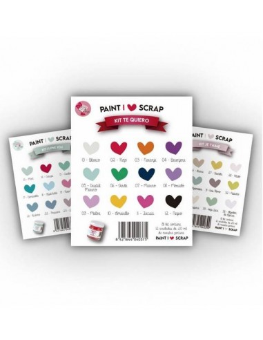 3 Kits I Love Scrap (1 de regalo) Hasta el 8 de junio  y en los primeros 200 pedidos regalamos coleccion pinceladas