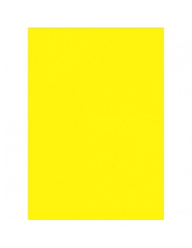 CARTULINA AMARILLO FLUOR 50x65 cm.