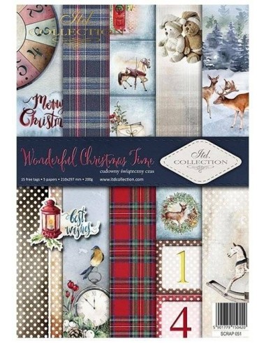 WONDERFUL CHRISTMAS TIME (SET 5 PAPELES)