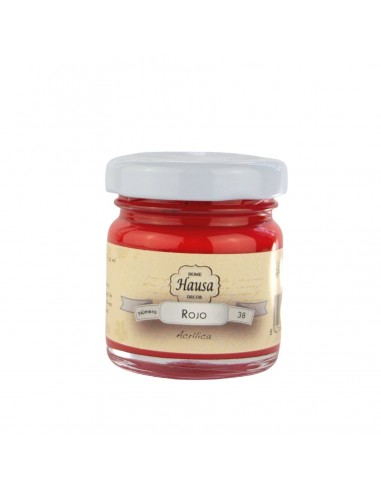 HAUSA ACRÍLICA 38 ROJO - 30 ML