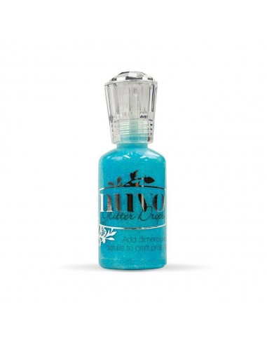 Nuvo Glitter Drops 30ml Blue Lagoon