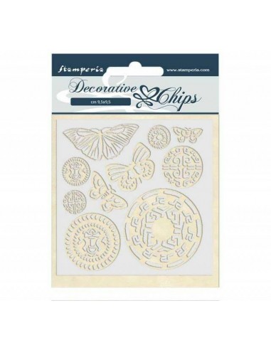 Decorative chips 14x14 cm - Amazonia loro