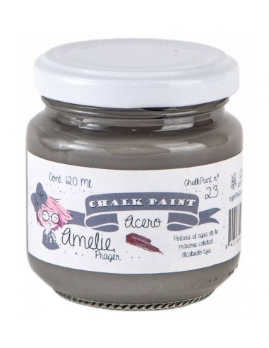 Amelie Chalk Paint 23 Acero 120ml