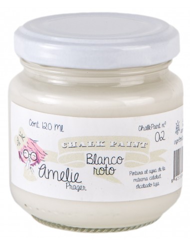 Amelie Chalk Paint 02 Blanco Roto 120ml