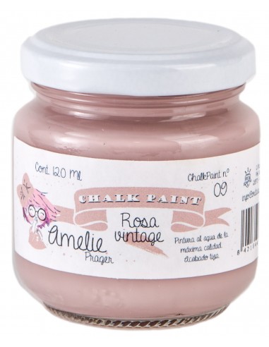 Amelie Chalk Paint 09 Rosa vintage 120ml