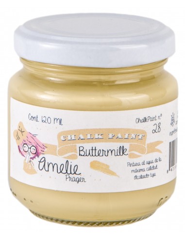 Amelie Chalk Paint 28 Buttermilk 120ml